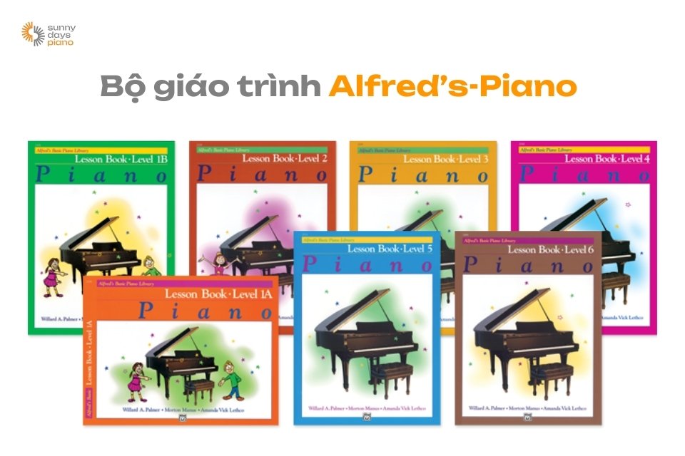 Bộ sách Alfred’s-Piano là giáo trình học piano cơ bản cho người mới bắt đầu