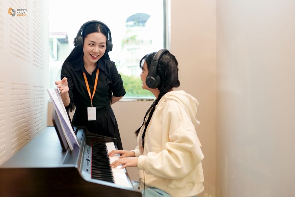 Lớp dạy học đàn piano 1 - 1 tại Sunny Days Piano sẽ giúp bạn dễ dàng định hình phong cách âm nhạc của riêng mình
