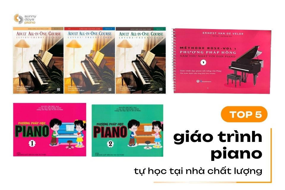 Top 5 nguồn giáo trình tự học piano tại nhà chất lượng cao