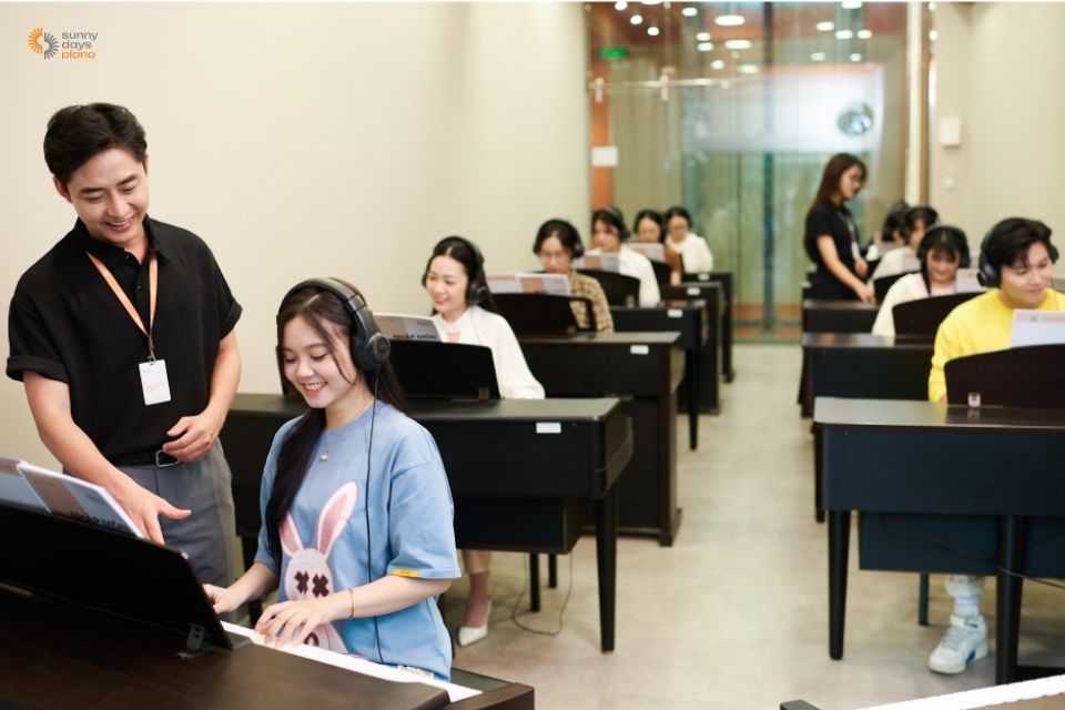 Chương trình giảng dạy piano tại Sunny Days Piano sẽ được điều chỉnh một cách linh hoạt phù hợp với mỗi học viên 