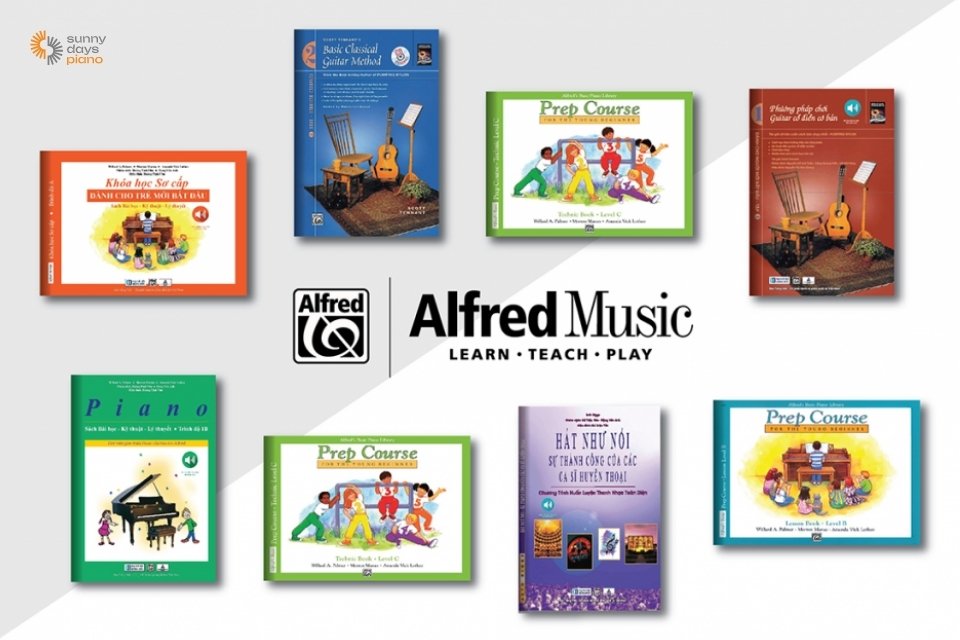 Alfred Music là nguồn tải giáo trình piano cơ bản PDF uy tín