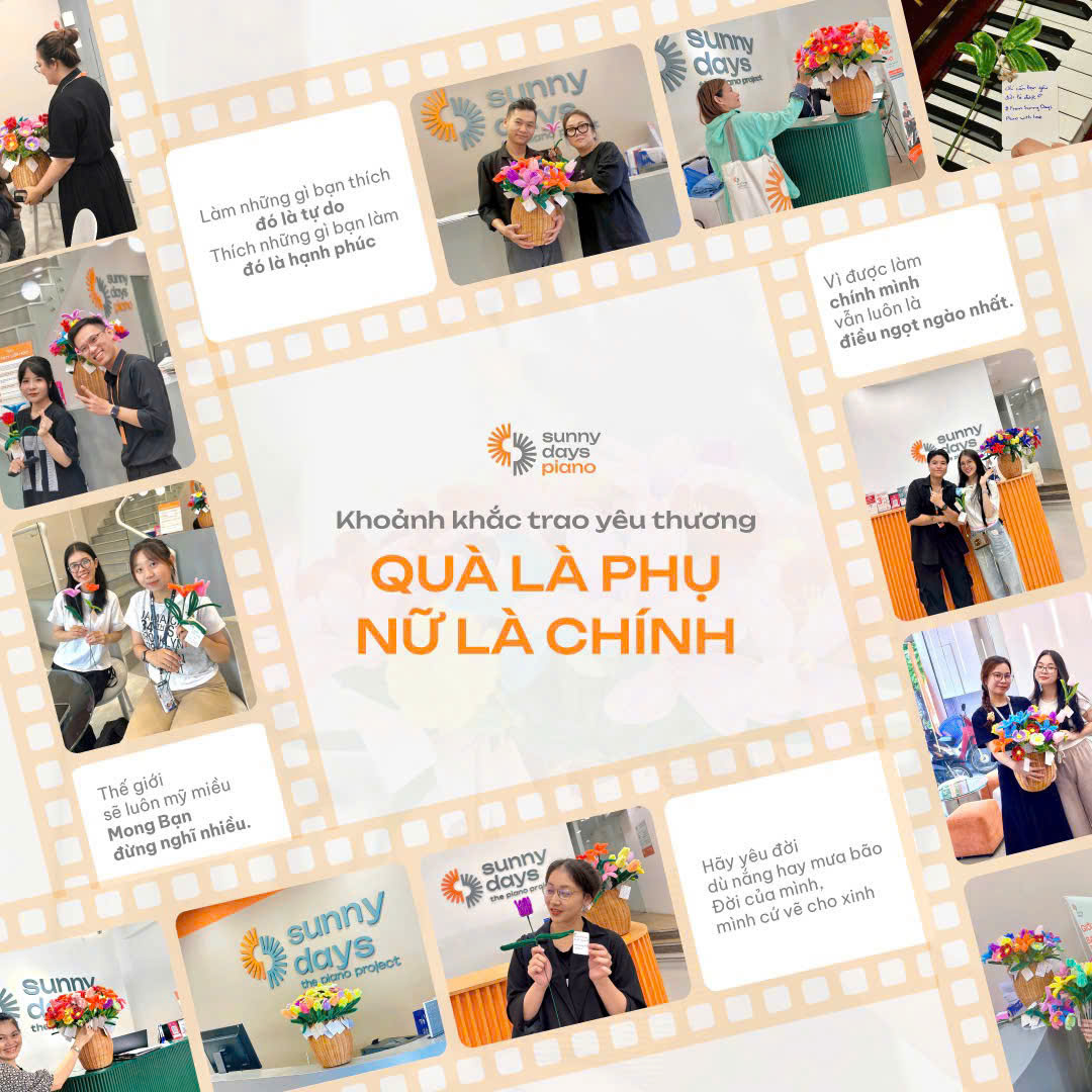 Tuần lễ Phụ nữ Việt Nam rực rỡ tại Sunny Days Piano