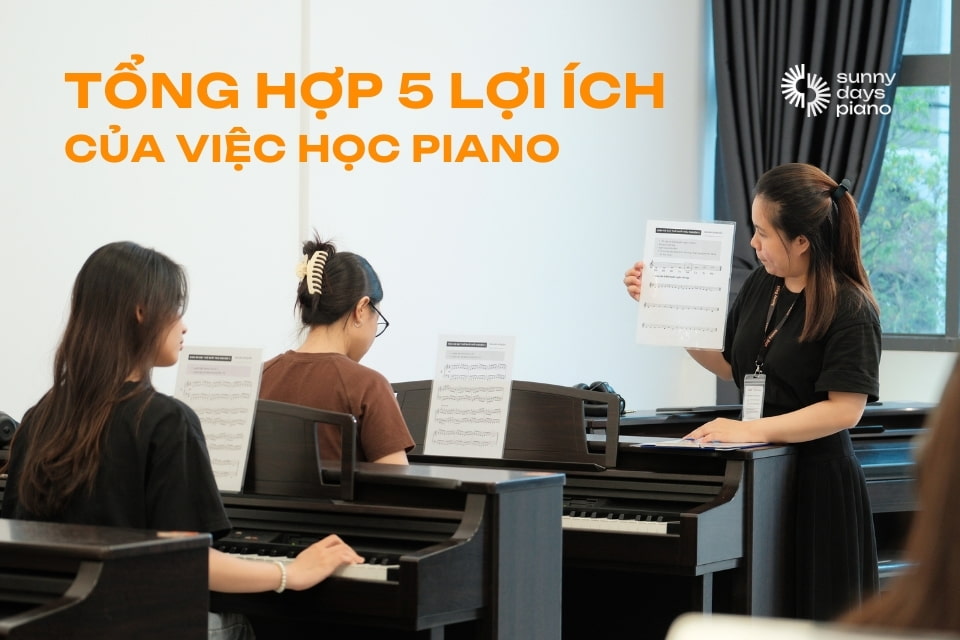 Lợi ích tuyệt vời của việc học piano