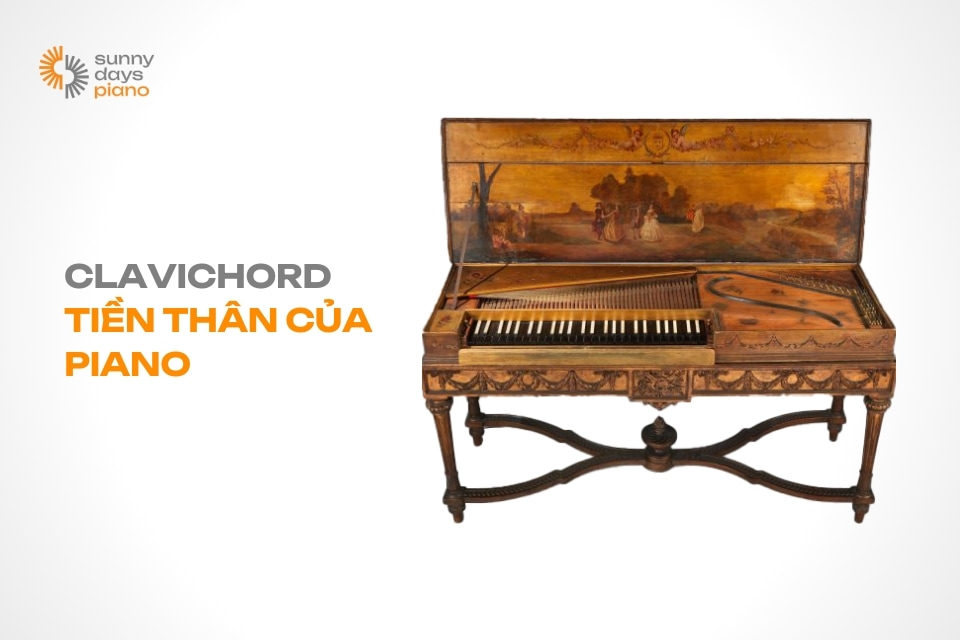 Tiền thân đàn Piano - Clavichord