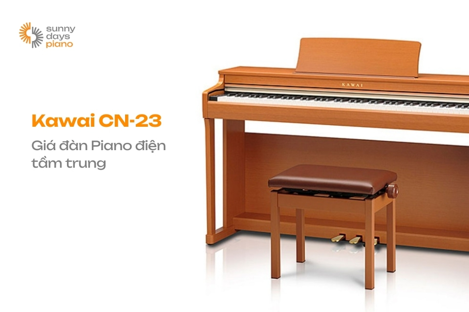 Giá đàn Piano điện Kawai CN-23 khá mềm trên thị trường