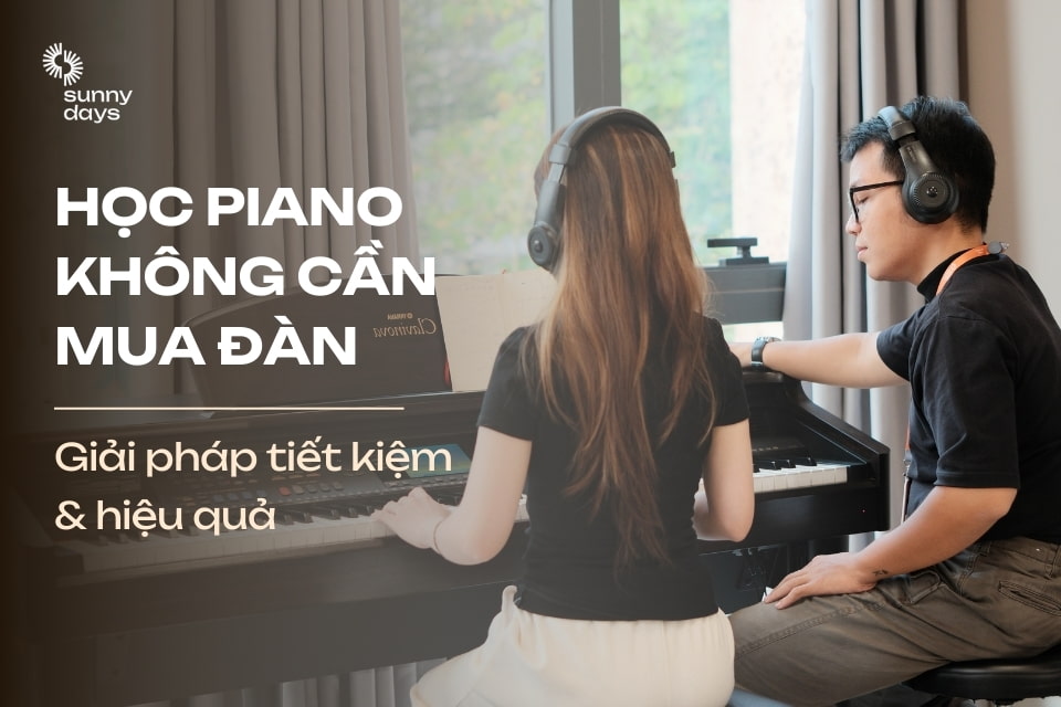Học piano không cần đàn, học piano có khó không